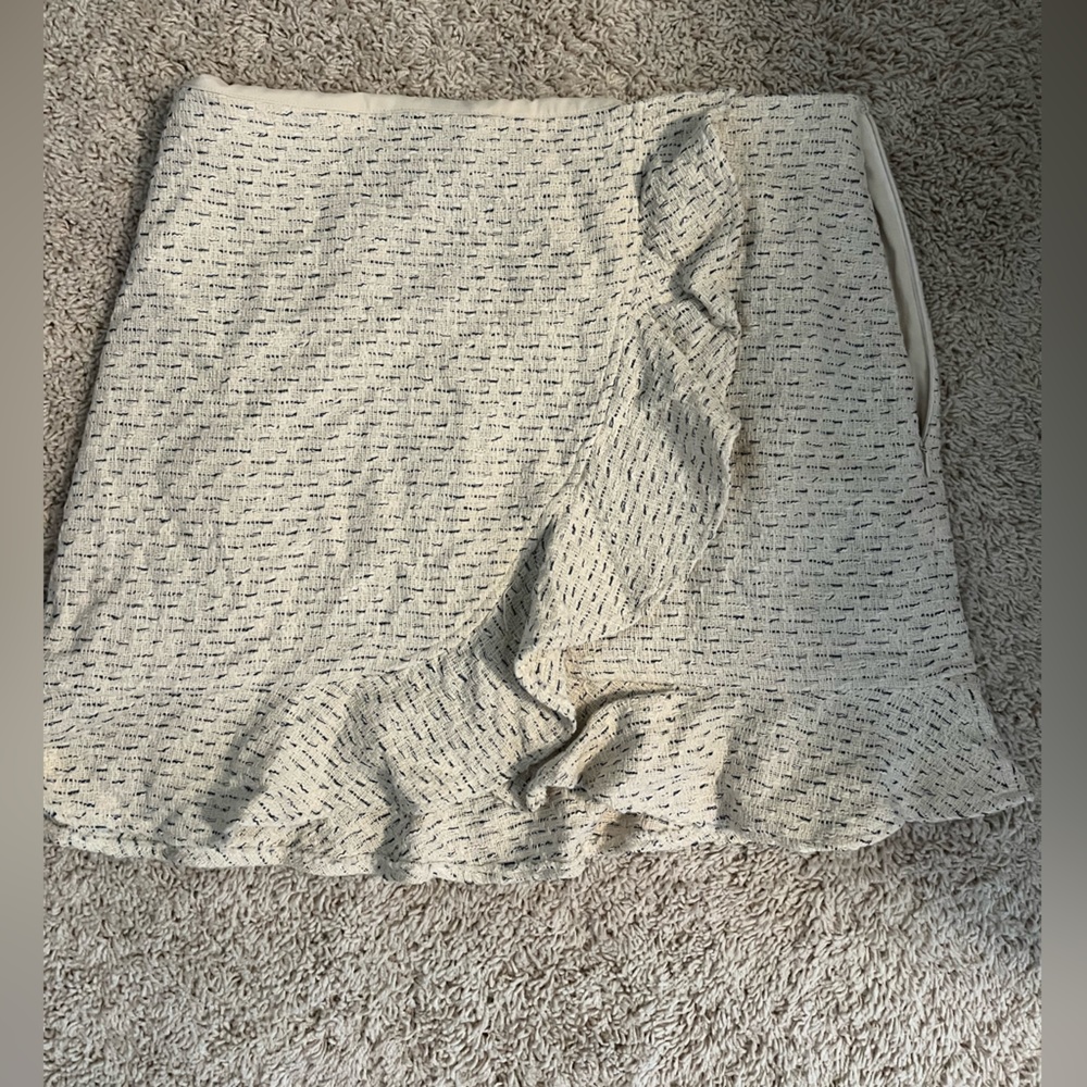 NWT Express tweed fully lined skirt sz L